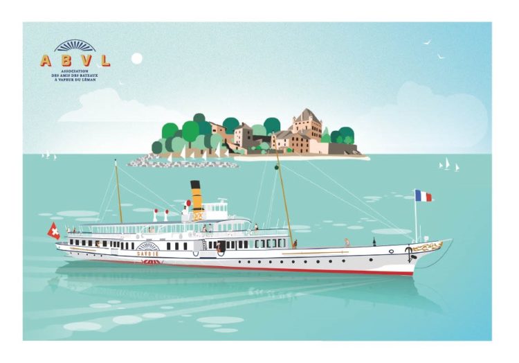Carte postale illustrée 
