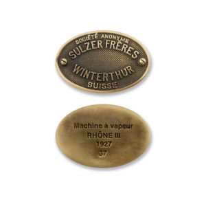 Reproduction plaque "Rhône"